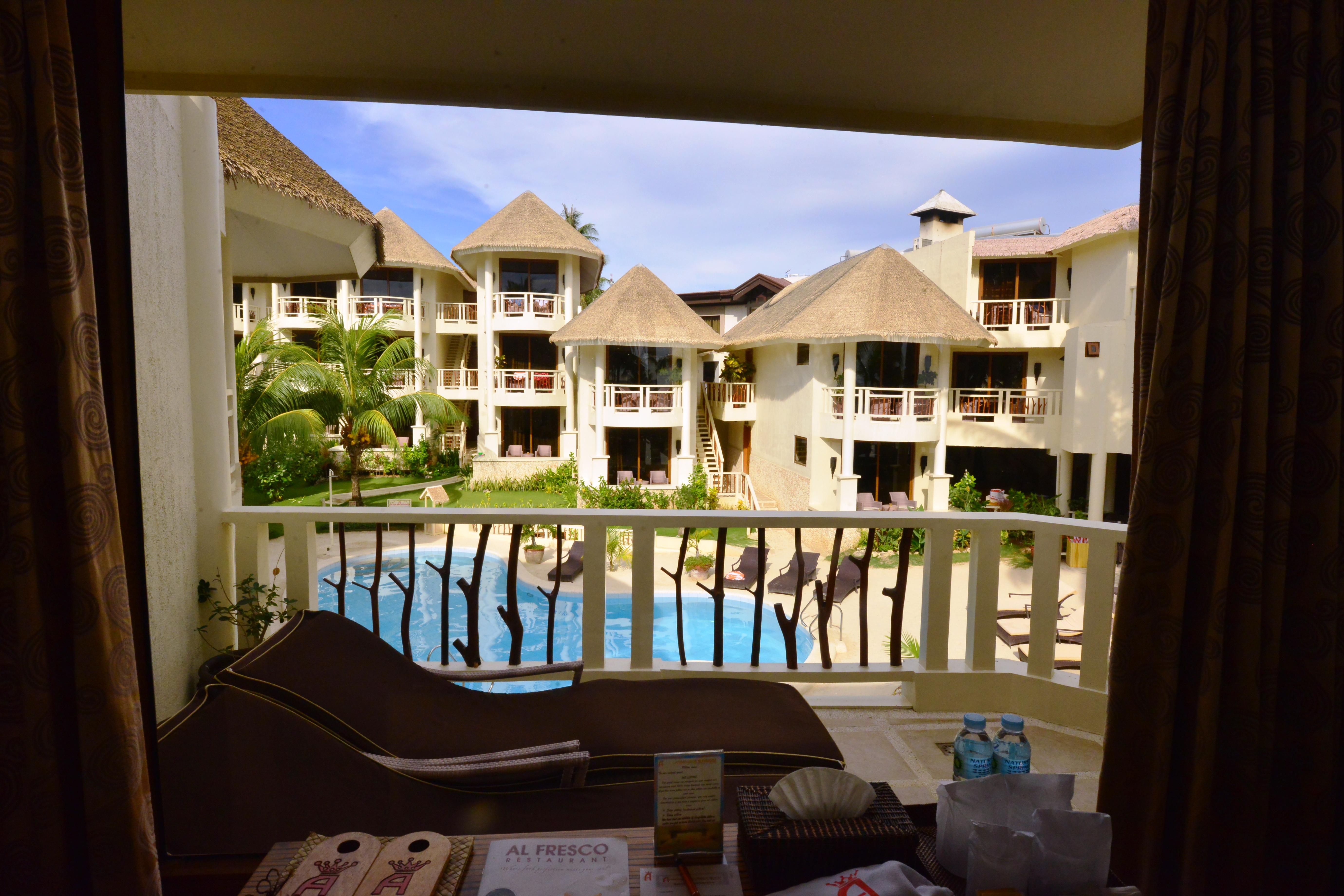 Ambassador In Paradise Balabag  Exterior photo View from a room at the resort